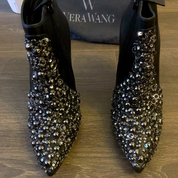 Vera Wang Leather Boots - Picture 8 of 9